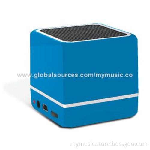 Loud sound, heavy bass Bluetooth mini speaker with 2.5W output and colorful printing